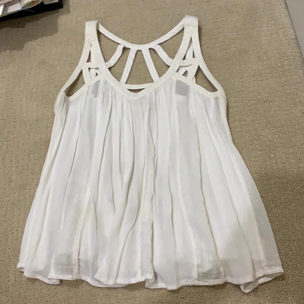White tank top
